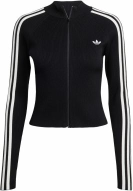 ADIDAS ORIGINALS Kardigán 'Adicolor'  čierna / biela