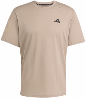 ADIDAS PERFORMANCE Funkčné tričko 'Train Essentials Feelready'  svetlohnedá / čierna
