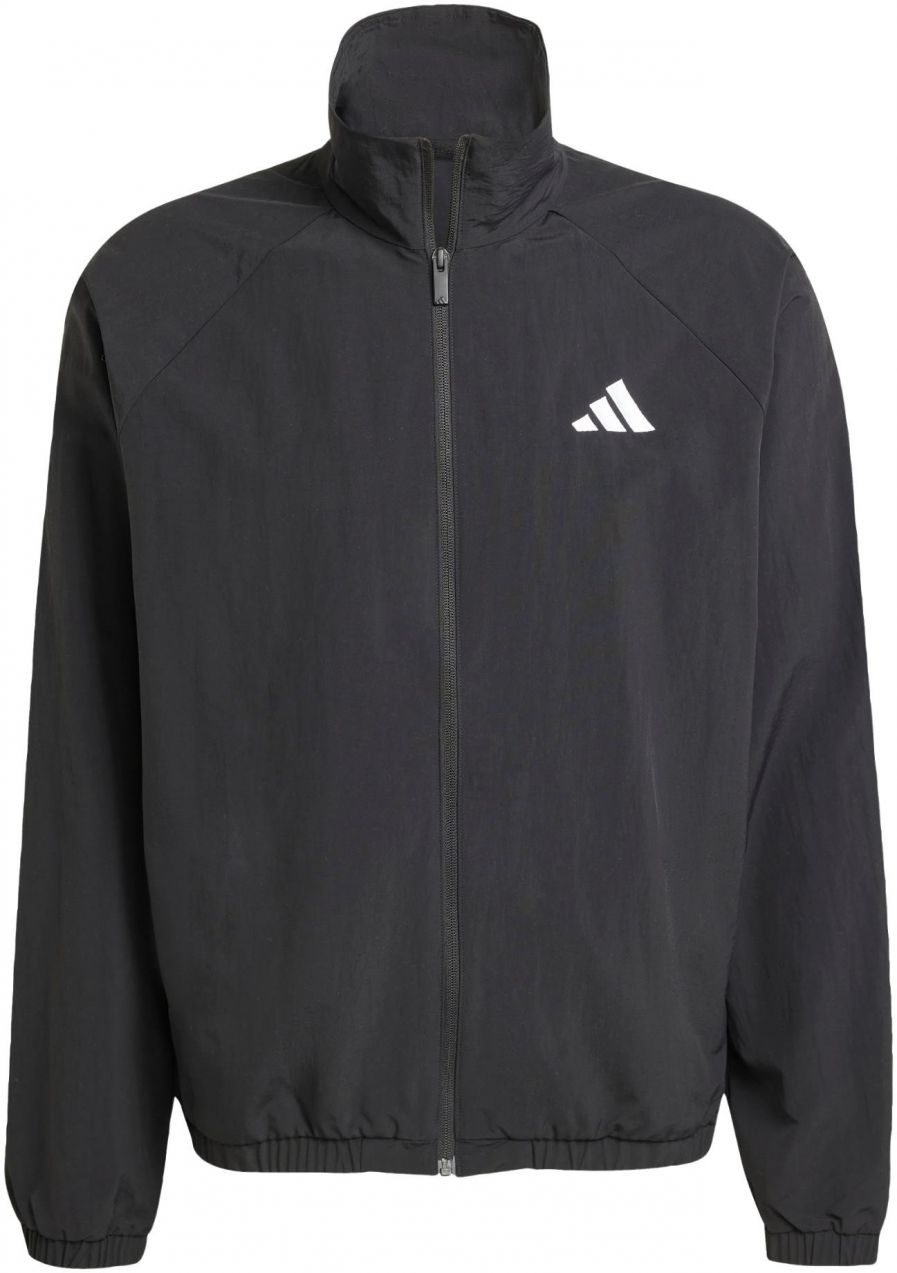 ADIDAS SPORTSWEAR Športová bunda 'Essential'  čierna / biela