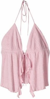 Bershka Top  púdrová