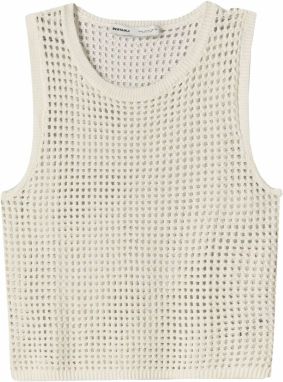 Bershka Tričko  biela