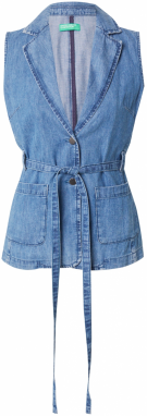 UNITED COLORS OF BENETTON Vesta  modrá denim