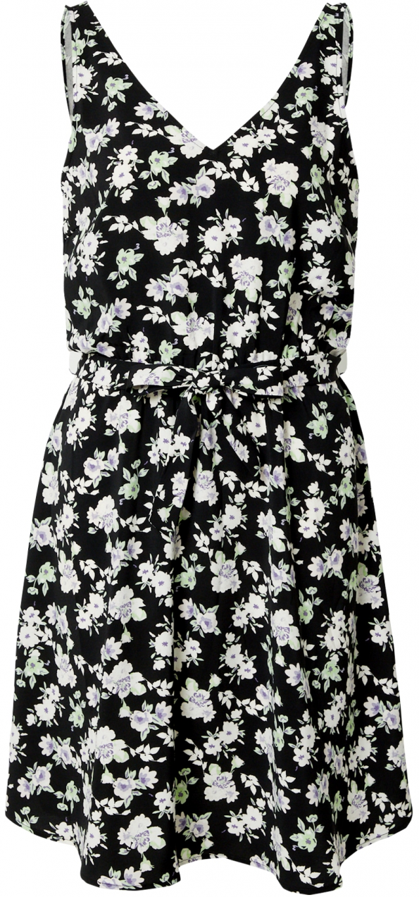 VILA Šaty 'VIKRISTINA LAIA'  mätová / svetlofialová / čierna / biela