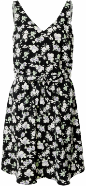 VILA Šaty 'VIKRISTINA LAIA'  mätová / svetlofialová / čierna / biela