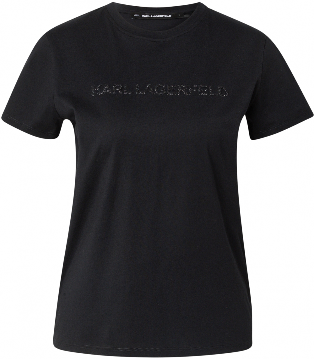 Karl Lagerfeld Tričko 'COMMERCIAL'  čierna