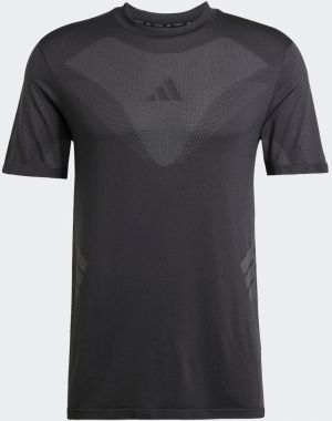 ADIDAS PERFORMANCE Funkčné tričko 'GYM+'  sivá / čierna