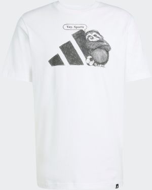 ADIDAS SPORTSWEAR Funkčné tričko  antracitová / biela