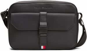 TOMMY HILFIGER Taška cez rameno 'FOUNDATION'  čierna