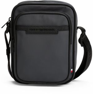 TOMMY HILFIGER Taška cez rameno  tmavosivá / čierna