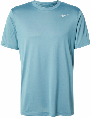 NIKE Funkčné tričko  svetlomodrá / biela
