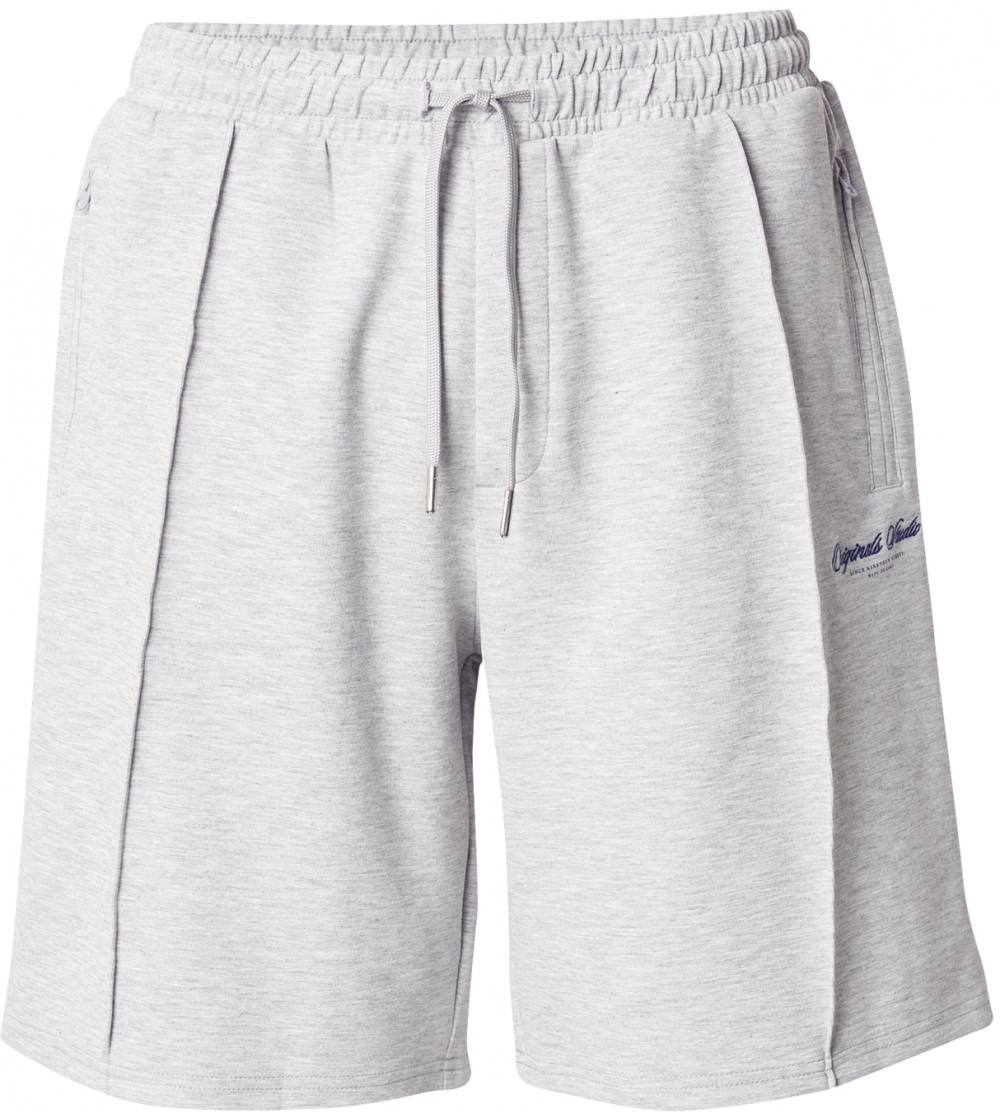 JACK & JONES Nohavice 'JPSTBILL FLETCHER'  modrá / sivá melírovaná