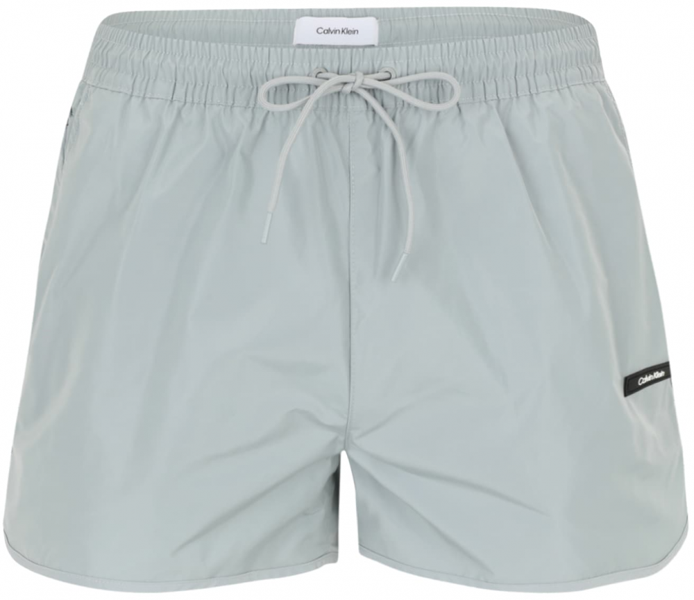 Calvin Klein Swimwear Plavecké šortky  svetlosivá