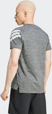 ADIDAS PERFORMANCE Funkčné tričko 'Gym+'  čierna melírovaná / biela