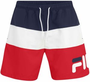 FILA Plavecké šortky 'SIMBABWE'  modrá / červená / biela