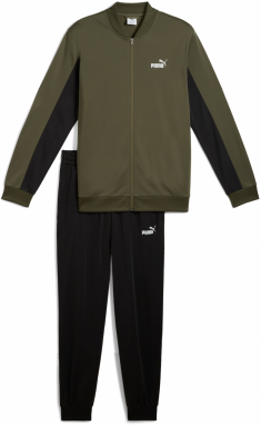 PUMA Športový úbor  olivová / čierna / biela