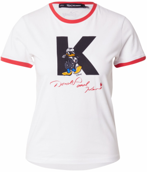 Karl Lagerfeld Tričko 'Disney x KL'  kráľovská modrá / brusnicová / čierna / biela