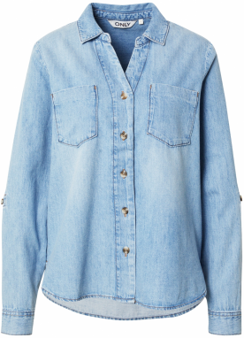 ONLY Blúzka 'ONLYASMIN'  modrá denim