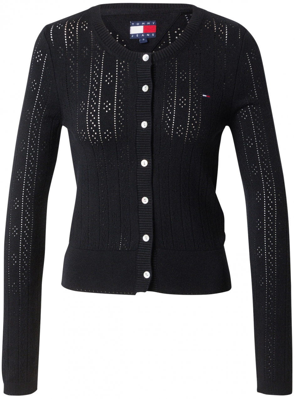 Tommy Jeans Kardigán  čierna