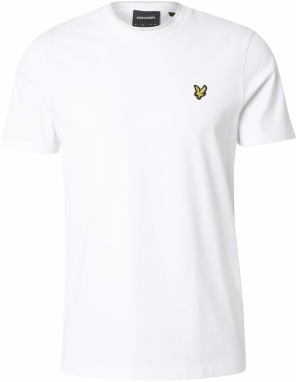 Lyle & Scott Tričko  žltá / biela