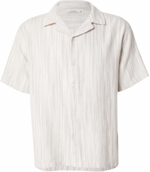 Abercrombie & Fitch Košeľa  krémová / antracitová