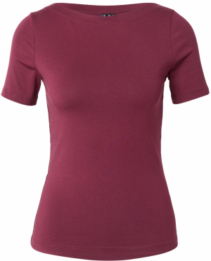 VERO MODA Tričko 'VMPANDA'  vínovo červená
