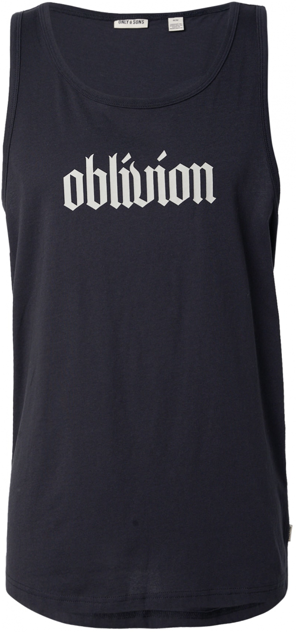 Only & Sons Tričko 'ONSMATTEO'  tmelová / čierna / biela