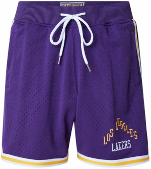 Mitchell & Ness Nohavice 'LA Lakers'  tmavožltá / baklažánová / biela