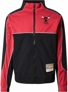 Mitchell & Ness Prechodná bunda 'NBA'  červená / čierna / biela