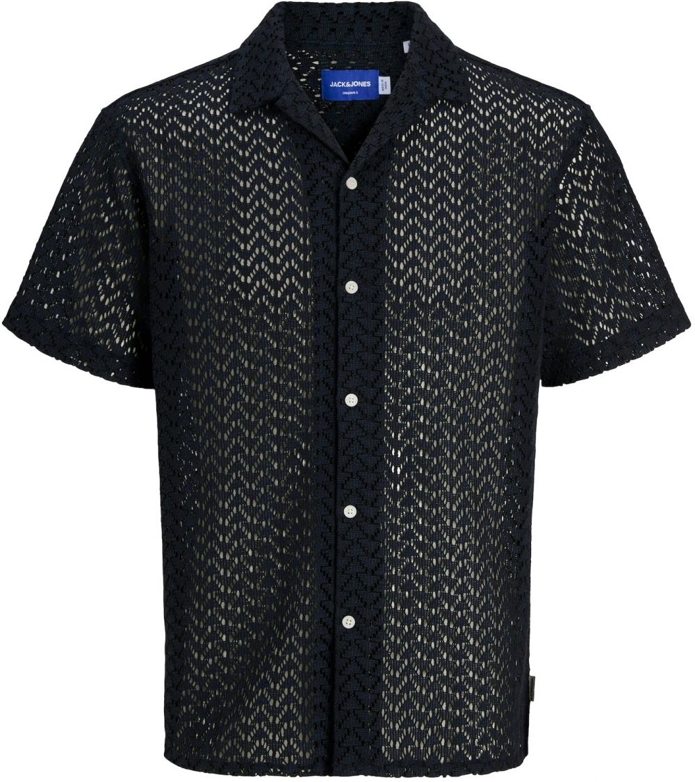 JACK & JONES Košeľa 'JORSUMMER LUKE'  námornícka modrá
