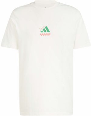 ADIDAS SPORTSWEAR Funkčné tričko 'Lounge Pizza'  zelená / červená / biela