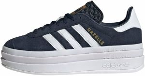 ADIDAS ORIGINALS Tenisky 'Gazelle Bold'  tmavomodrá / zlatá / biela