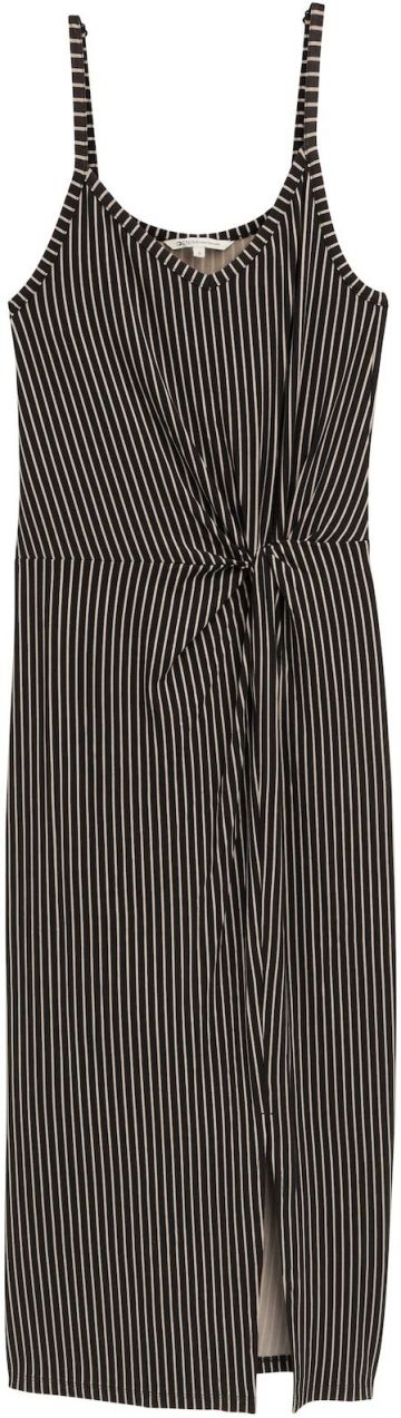 TOM TAILOR DENIM Letné šaty  svetlobéžová / čierna