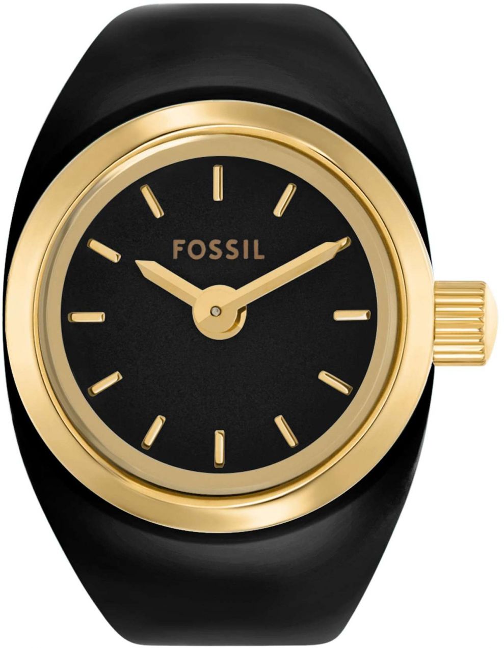 FOSSIL Analógové hodinky  zlatá / čierna