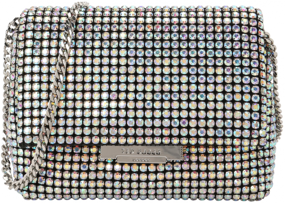 Ted Baker Listová kabelka 'Gliters'  strieborná