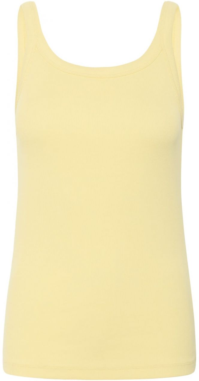 Kaffe Top 'Carna'  pastelovo žltá