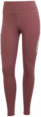 ADIDAS TERREX Outdoorové nohavice  gaštanová / biela