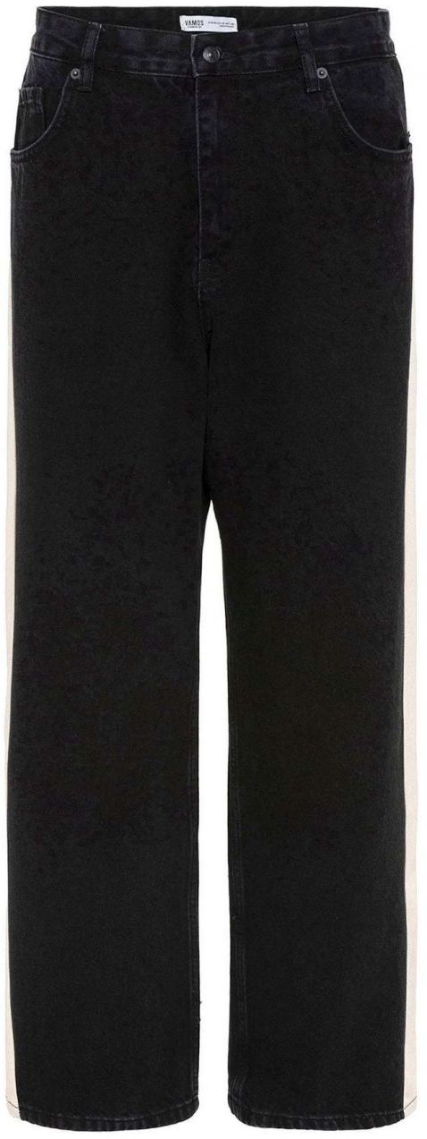 Dandalo Džínsy 'Jorn'  čierny denim / šedobiela