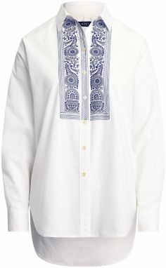 Lauren Ralph Lauren Blúzka  námornícka modrá / biela