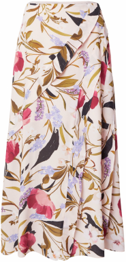 Ted Baker Sukňa 'Candici'  svetlomodrá / olivová / ružová / pitaya