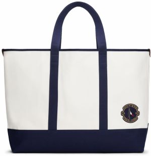 TOMMY HILFIGER Shopper  modrá / biela