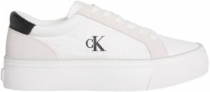 Calvin Klein Jeans Nízke tenisky  tmelová / čierna / biela