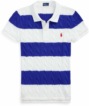 Polo Ralph Lauren Tričko  modrá / biela
