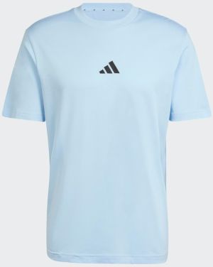 ADIDAS SPORTSWEAR Funkčné tričko 'Essentials'  svetlomodrá / čierna
