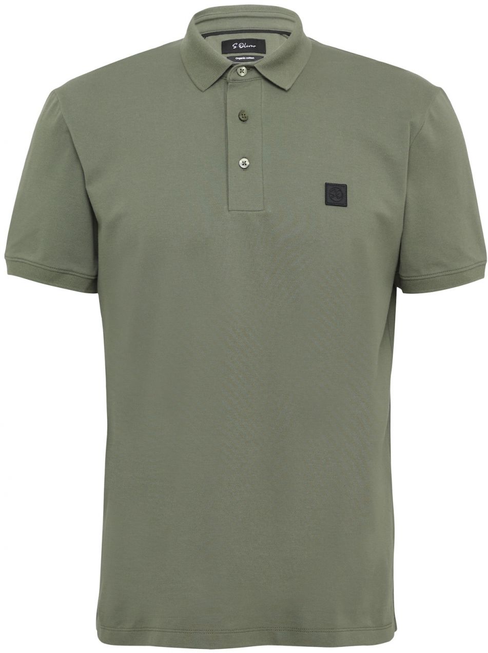 s.Oliver BLACK LABEL Tričko  olivová