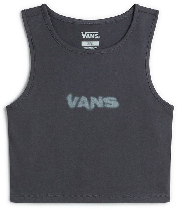 VANS Tričko  sivá / čierna