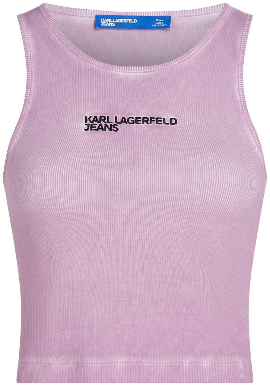 KARL LAGERFELD JEANS Top  orgovánová / čierna