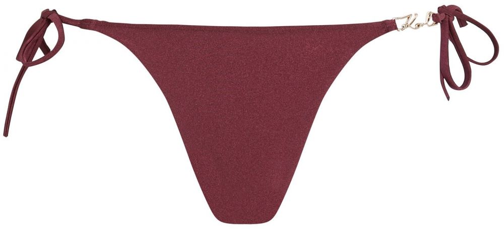 Karl Lagerfeld Bikinové nohavičky  bordová