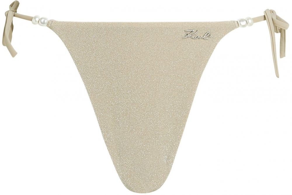 Karl Lagerfeld Bikinové nohavičky  béžová