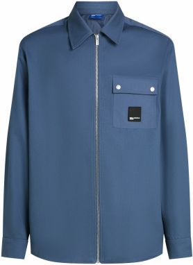 KARL LAGERFELD JEANS Prechodná bunda  tmavomodrá