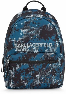 KARL LAGERFELD JEANS Batoh  zafírová / čierna / biela